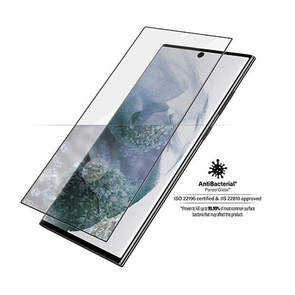 PanzerGlass Edge to Edge Screen Protector- Samsung GS22 Ultra -Black Edge