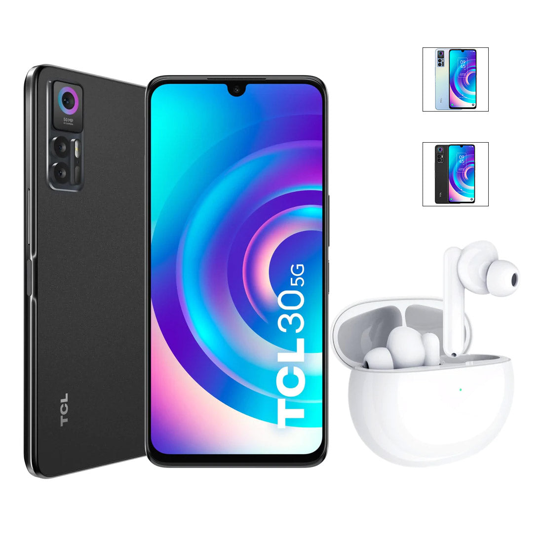 TCL 30 5G (Dual Sim, 128GB/4GB, 6.7 inches, Bonus MOVEAUDIO S600) Image