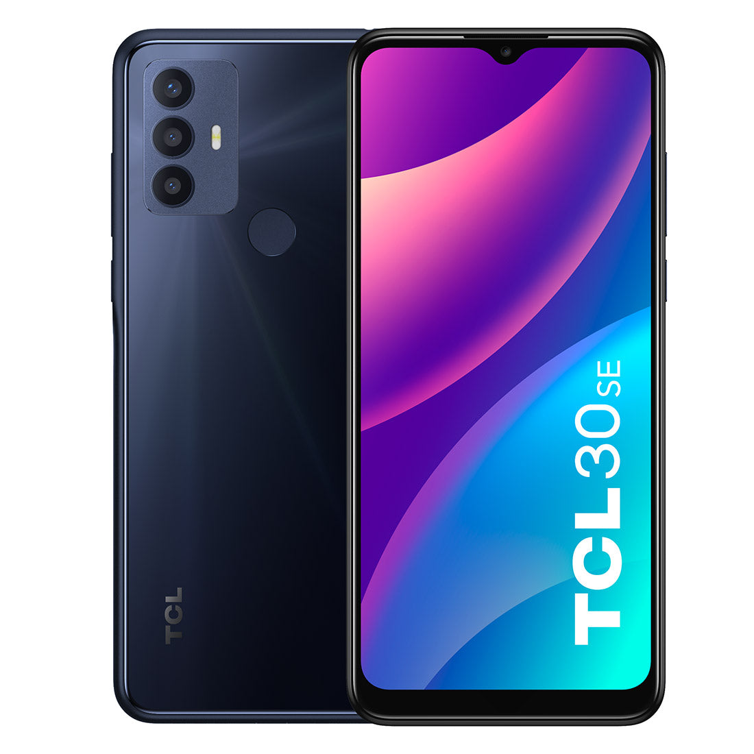 TCL 30 SE (Dual Sim, 128GB/4GB, 6.52 inches, 6165H1-2BIZAU12) - Atlantic Blue Image