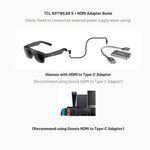 TCL RayNeo NXTWEAR Air Smart Glasses Black [Refur] - Excellent