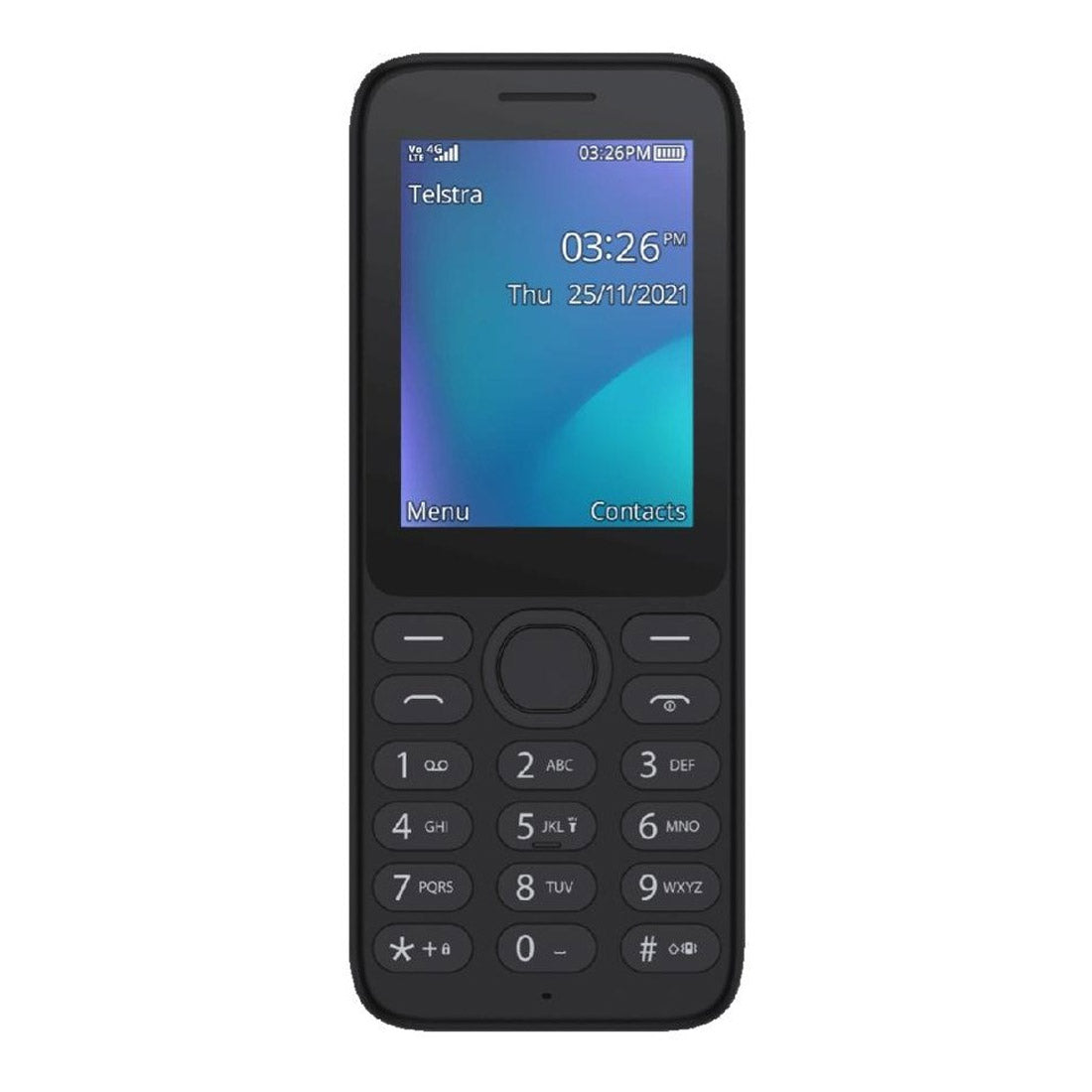 Telstra Alcatel Lite 3 4G Keypad Phone (128MB/64MB, 2.4'', Locked to Tel) - Black