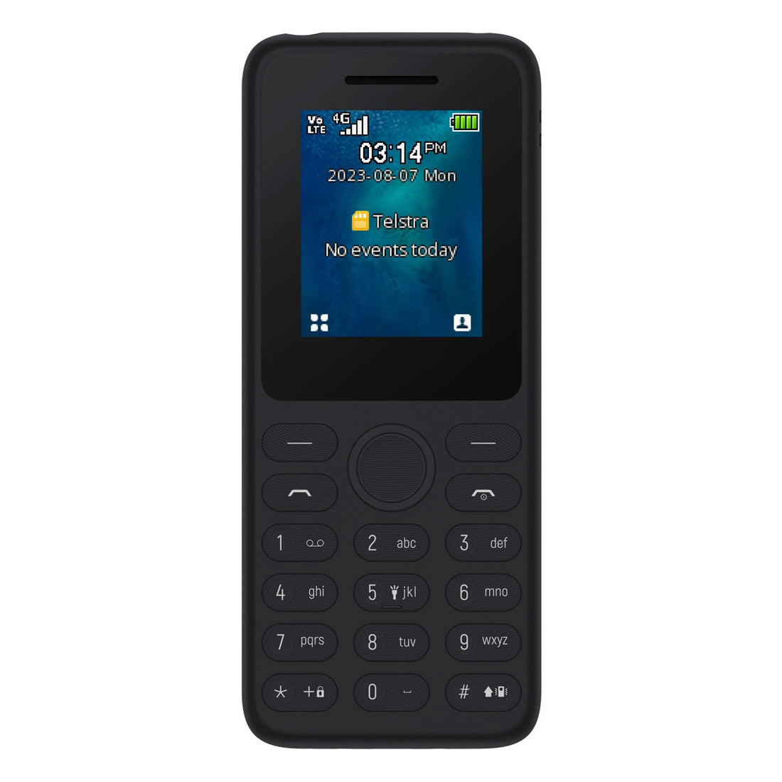 Telstra T-Lite 4G (Keypad- 1.77"- Unlock) - Black