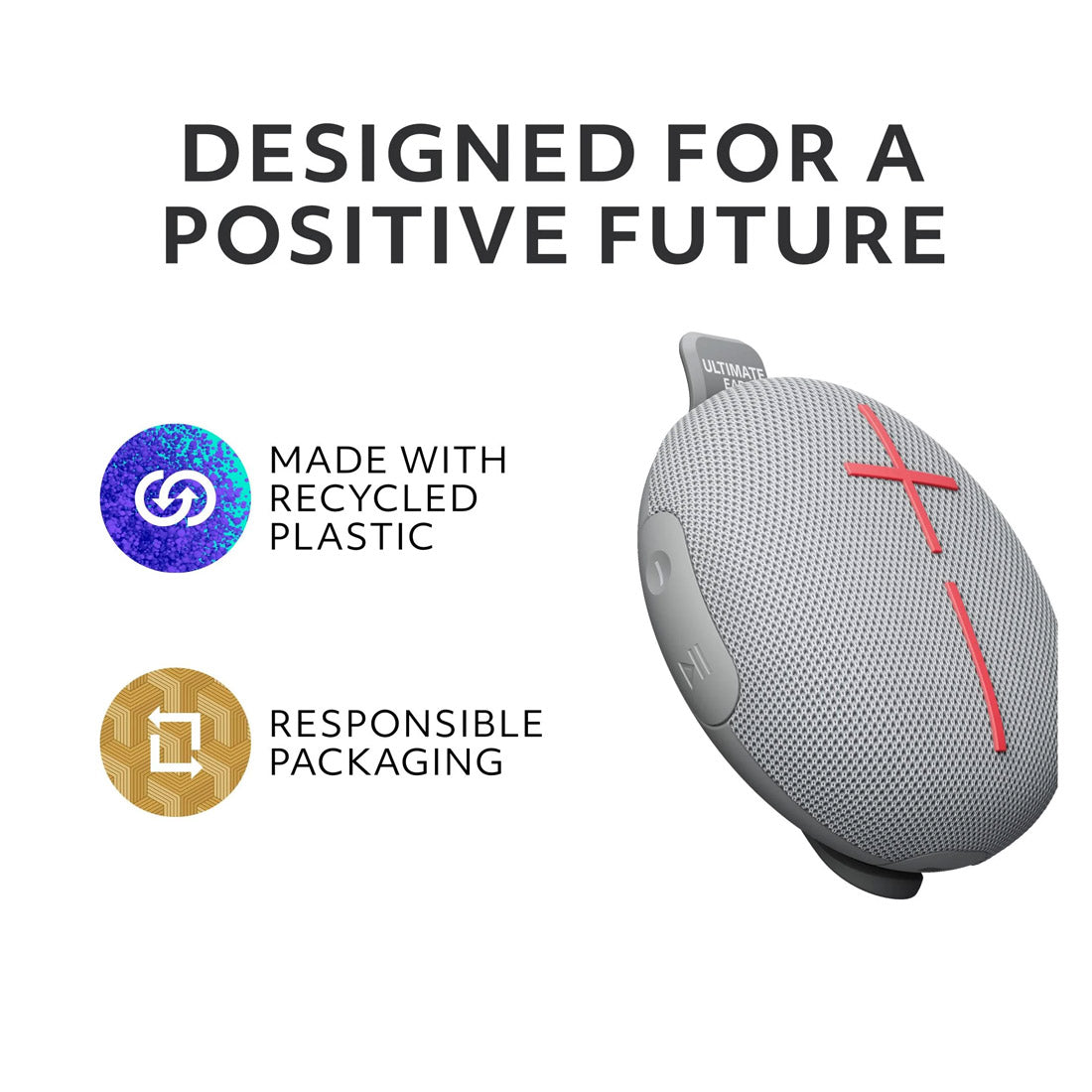 Ultimate Ears MINIROLL Portable Bluetooth Speaker - Grey