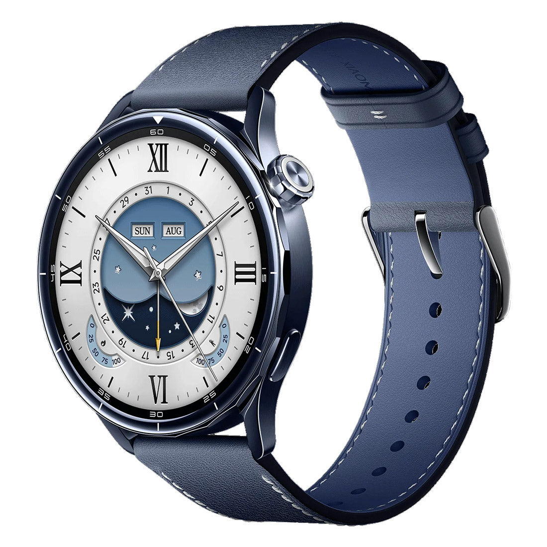 Xiaomi Watch S5 46mm w/ Ceramic Blue Genuine Leather Strap (1.48" AMOLED, AU Version)