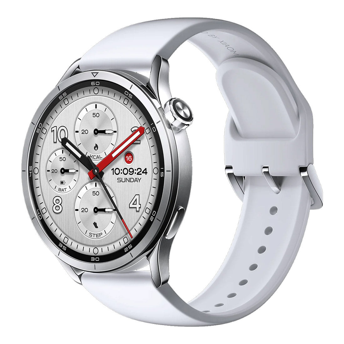 Xiaomi Watch S5 46mm w/ Silver Fluororubber Strap (1.48" AMOLED, AU Version)