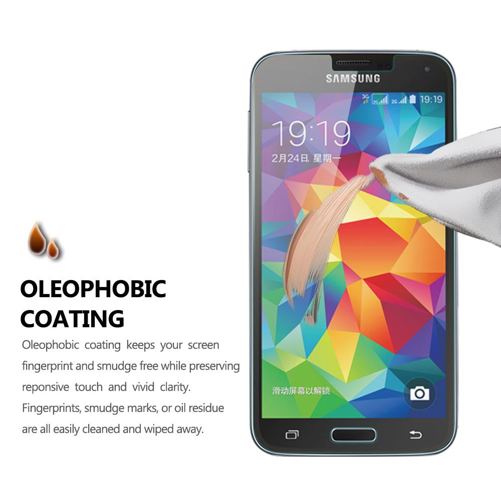 MaiQii™ Samsung Galaxy S5 G9006V 5.1' Tempered Glass Screen Protector 0.2mm - :) Phoneinc