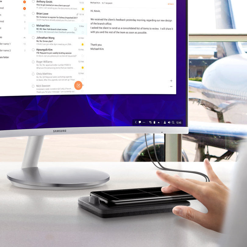 Samsung DeX Pad with AC Charger - Mobile to Desktop Interface
