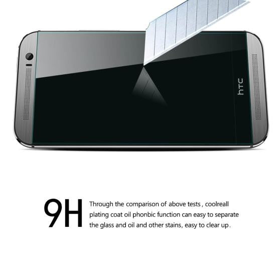 CoolReall™ HTC ONE M8 5.0 INCH Tempered Glass Screen Protector Film - :) Phoneinc