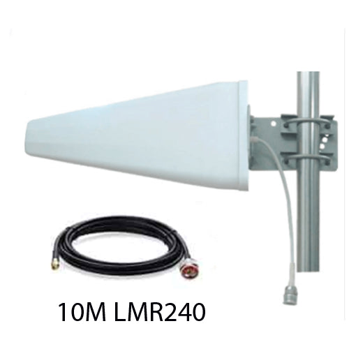 Blackhawk Wideband LPDA 698-2700 MHz 10/11 dBi - Optional Cable