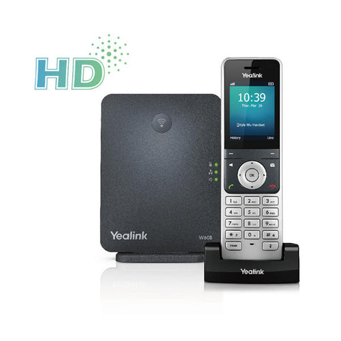 Yealink W60P Wireless DECT (Digital enhanced cordless Telephone) IP Phone package including W60B Base