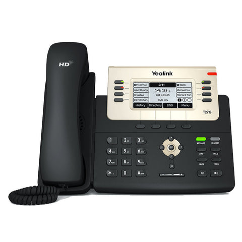 Yealink 4" LCD display Enterprise HD VoIP IP Phone handset (6 VoIP Line)