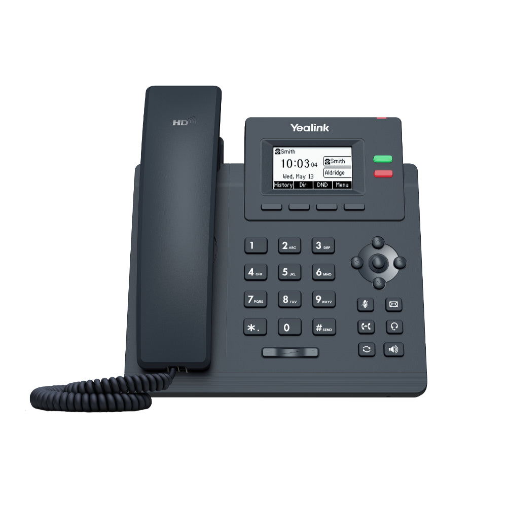 Yealink 2-line LCD display Enterprise HD VoIP IP Gigabit Phone handset (5 VoIP Line)