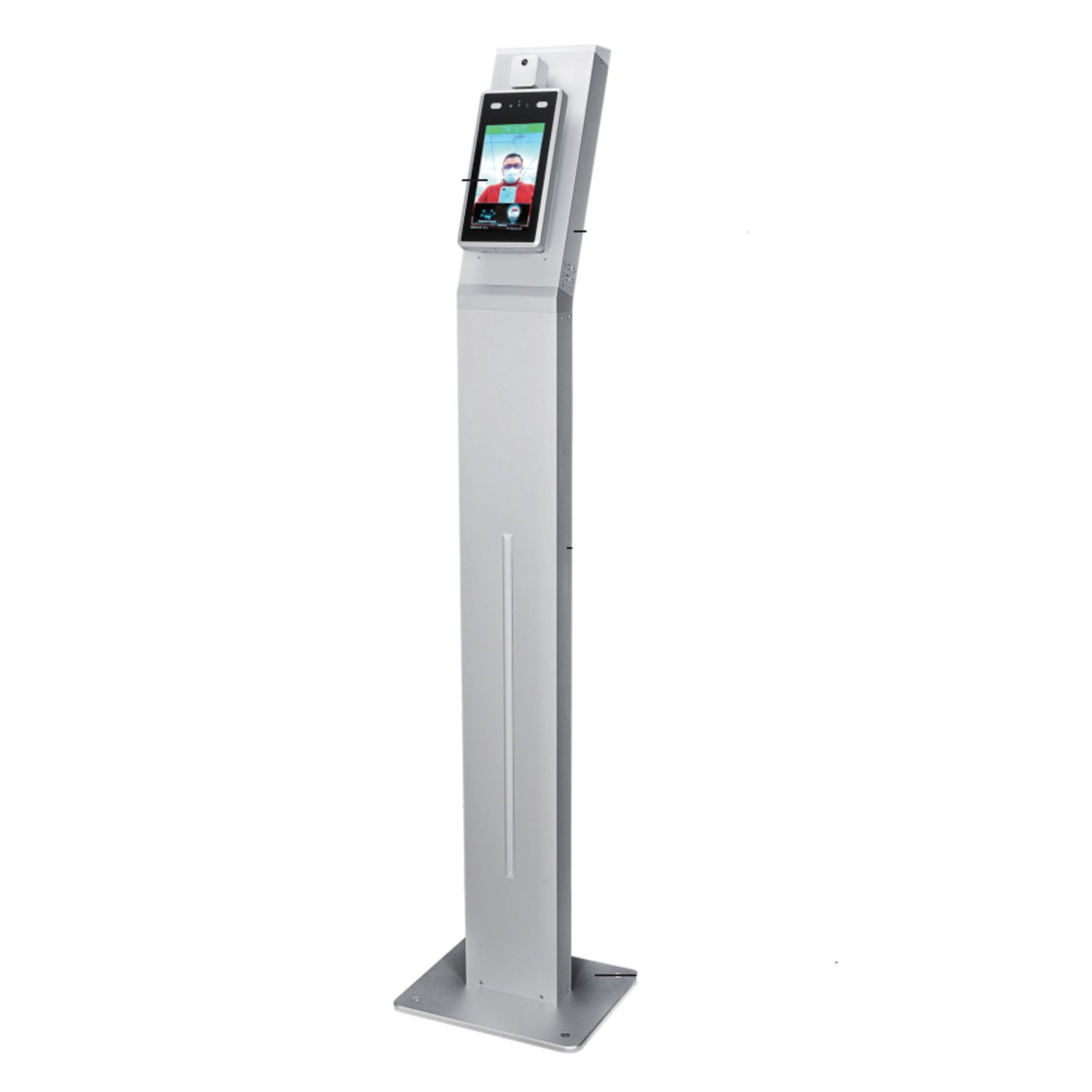 Access Management System with temperature, face mask check and people counting