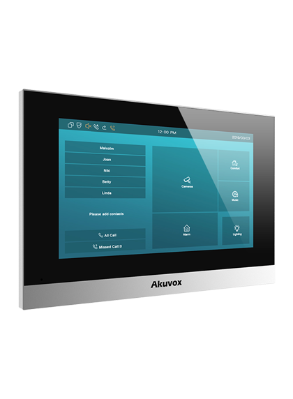 Akuvox SIP Smart IP Intercom Set with 7" touch screen and Zinc Alloy Video door phone