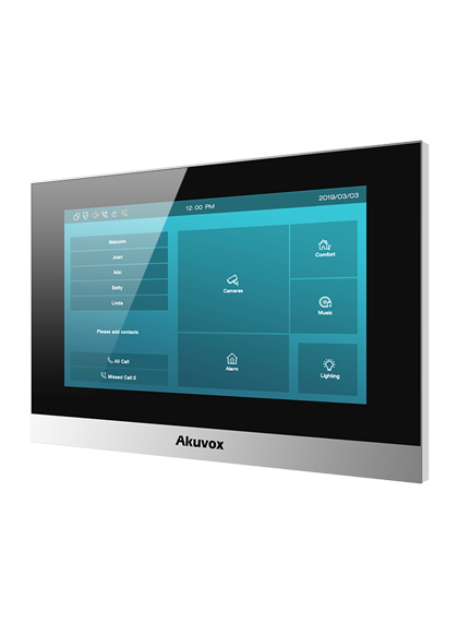 Akuvox SIP Smart IP Intercom Set with 7" touch screen and Zinc Alloy Video door phone