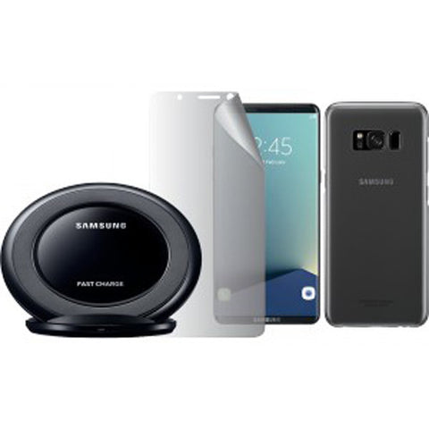 Samsung Fast wireless charging stand for after Galaxy S6-series and Galaxy Note 7- series.  & protector kit for Galaxy s8 s8+