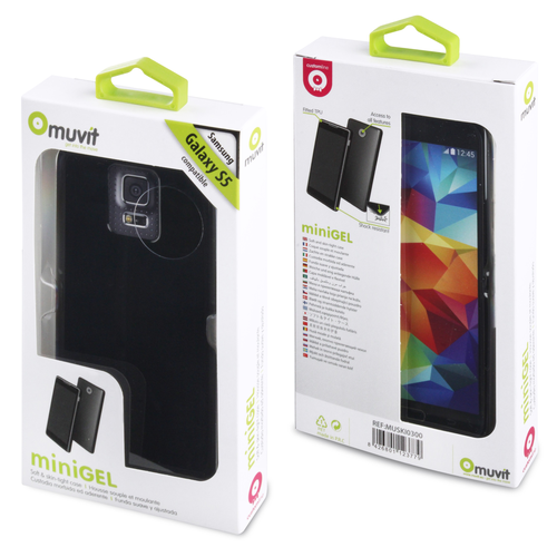 Muvit Samsung Galaxy S5 minigel case black