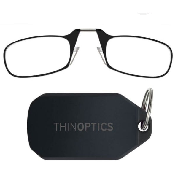 ThinOPTICS Key Chain Black frame 1.50