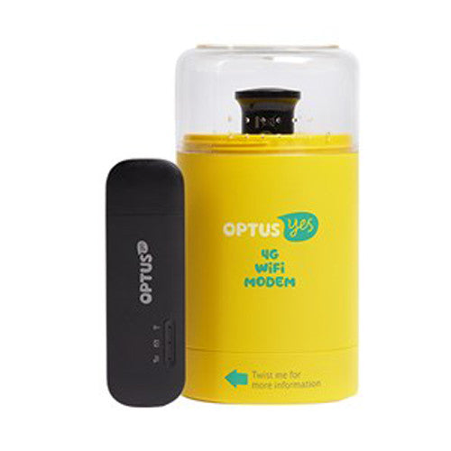 Optus Huawei E8372 Car Wifi 4G Mobile Modem event pack