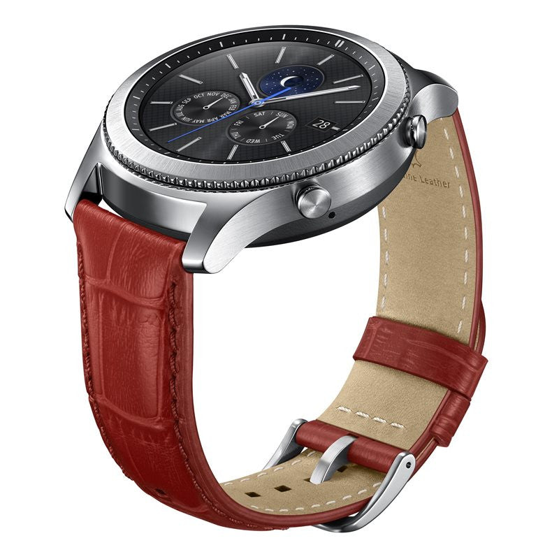 Original Samsung Gear S3 Alligator Grain Leather Strap for Frontier & Classic