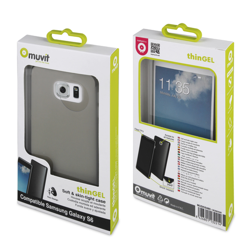 Muvit grey Samsung Galaxy S6 thingel case