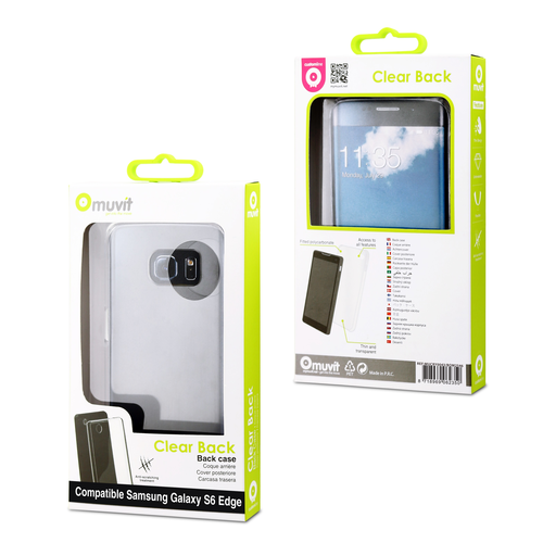Muvit transparent Samsung Galaxy S 6 edge crystal case