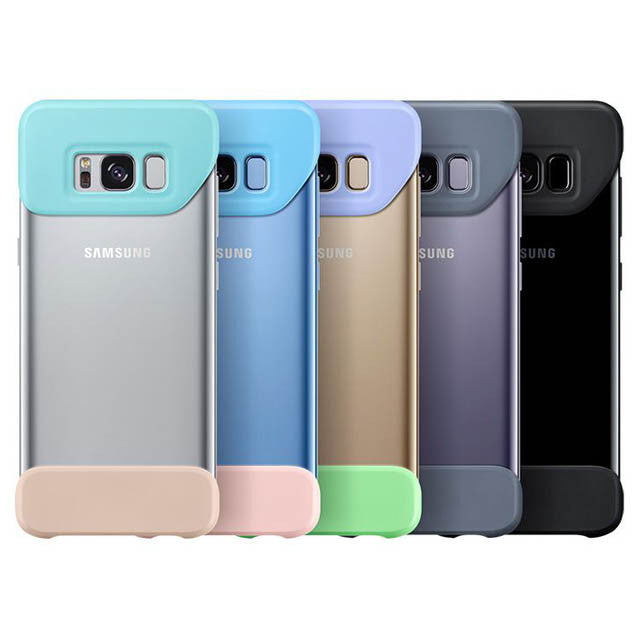 2-Piece Back Cover case for Samsung Galaxy S8 -Blue