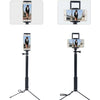 5"-11" Smartphone & Tablet Tripod Stand 1.5m High for Instruction Video Zoom or Skype with Waterproof Bag