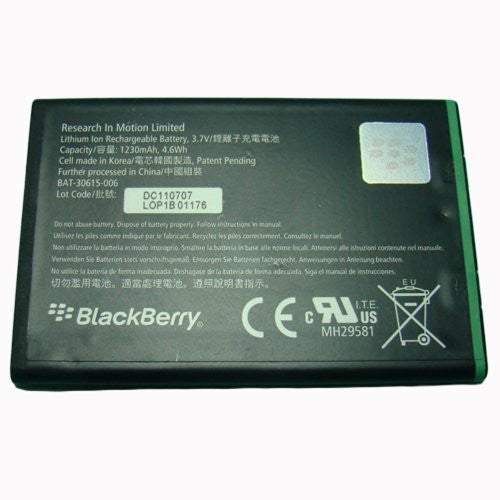 BLACKBERRY OEM JM1 J-M1 BAT-30615-006 1230MAH BATTERY FOR BOLD 9900 9930 TORCH 9860 9850