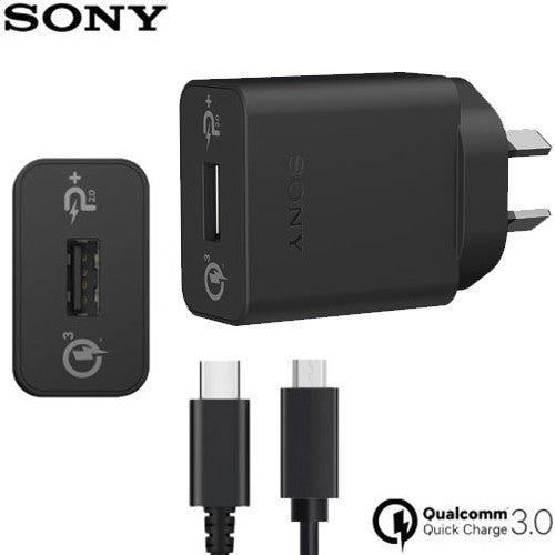 Sony Quick Charger UCH12w Smartphone Charger Black