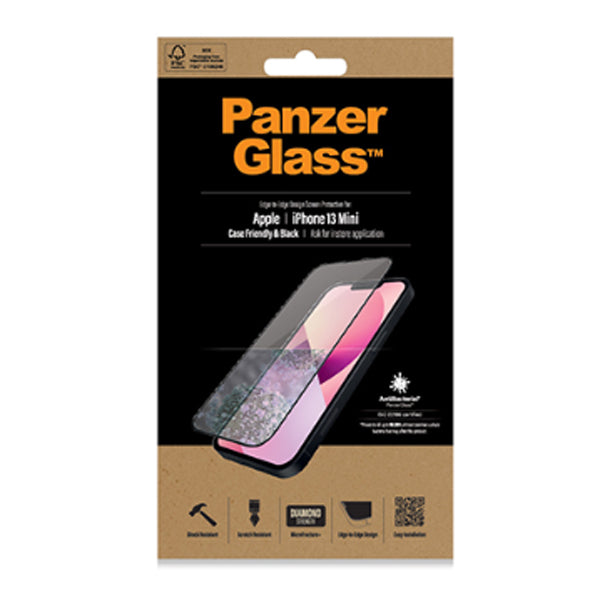 PanzerGlass - iPhone 13 mini - CaseFriendly Black