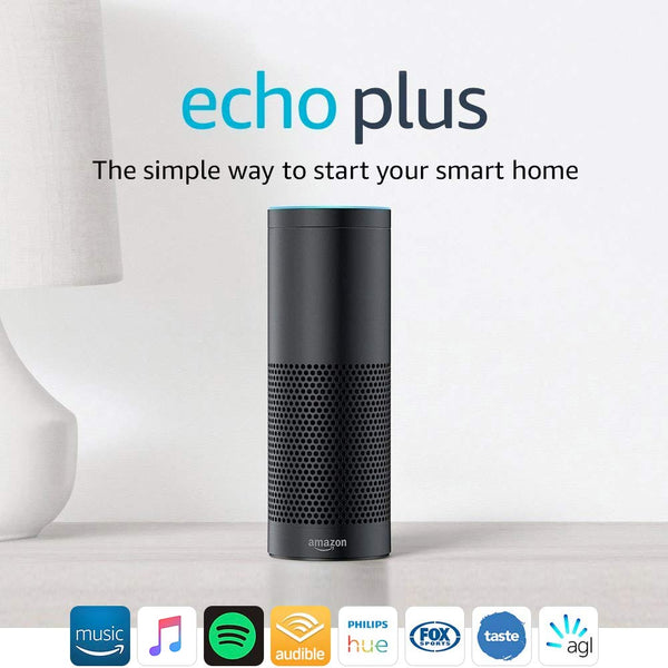 Amazon Echo Plus Smart Speaker with smart-home voice control Alexa virtual assistant