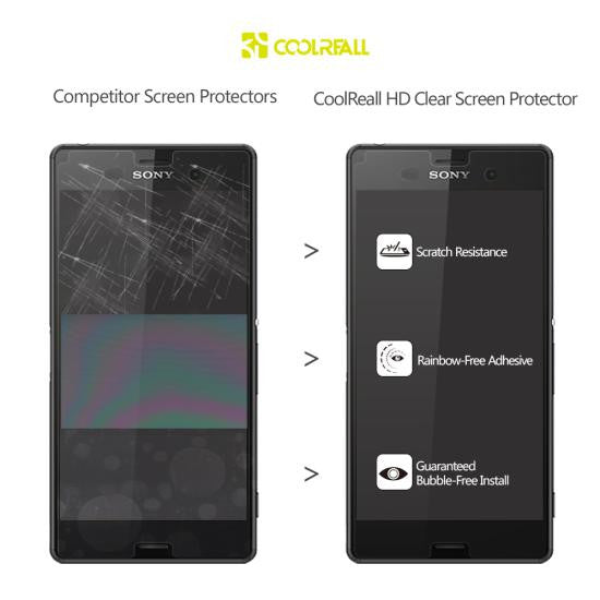 CoolReall™ Ultra-Clear Screen Protector for Sony Xperia Z3 Product - :) Phoneinc