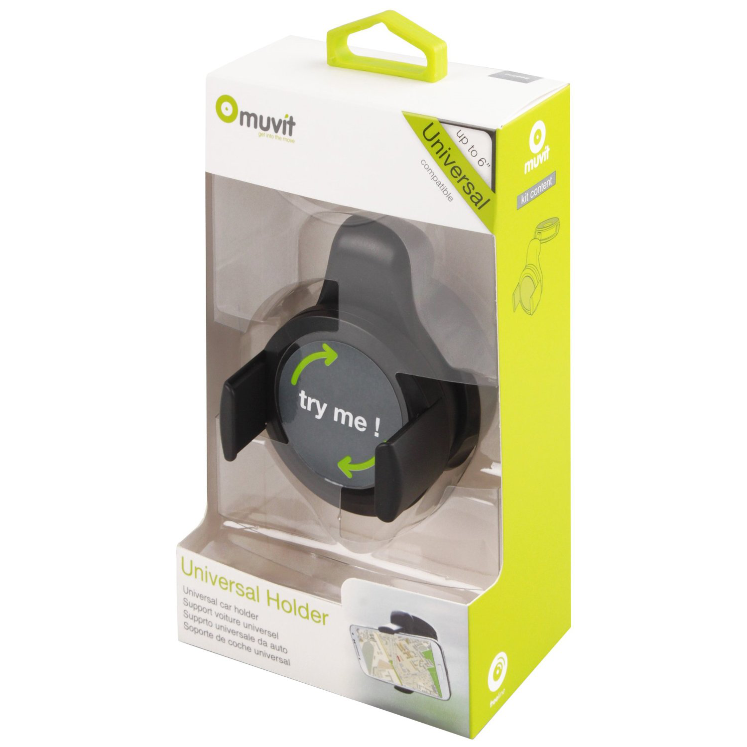 Muvit Universal Car Holder for Devices up to 6"