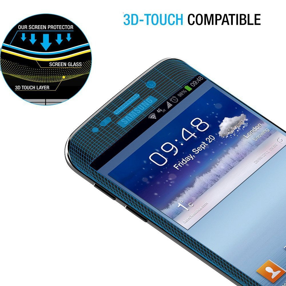 COOLREALL™ Samsung Galaxy S6 edge Tempered Glass with 3D Curve screen