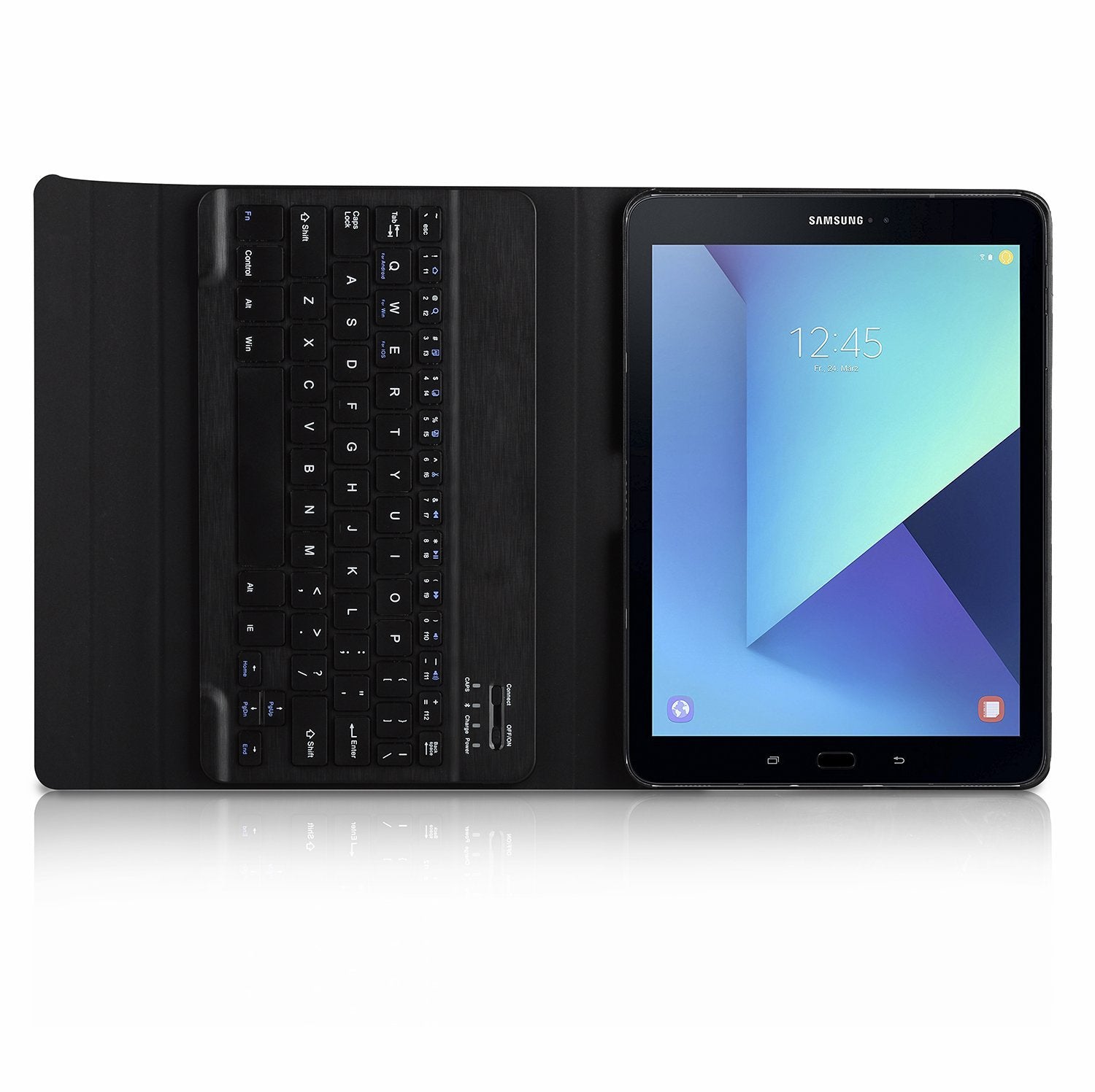 PU Leather Bluetooth Keyboard Case for Samsung Galaxy Tab S3 9.7" SM-T820/T825