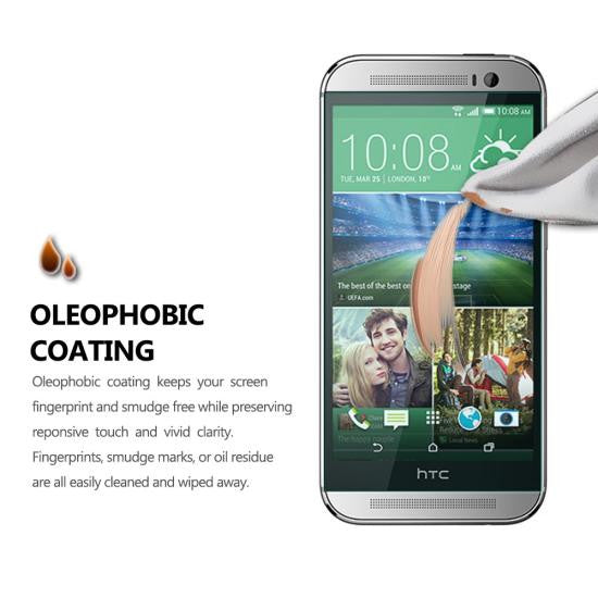 CoolReall™ HTC ONE M8 5.0 INCH Tempered Glass Screen Protector Film - :) Phoneinc