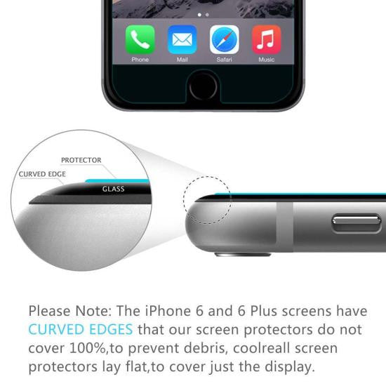 Maiqii™ iPhone 6 6s 4.7" Tempered Glass Screen Protector Film (0.33mm) with Blue Light Reduction - :) Phoneinc