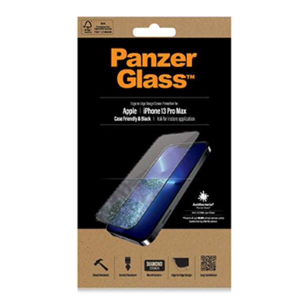 PanzerGlass - iPhone 13 Pro Max - CaseFriendly Black