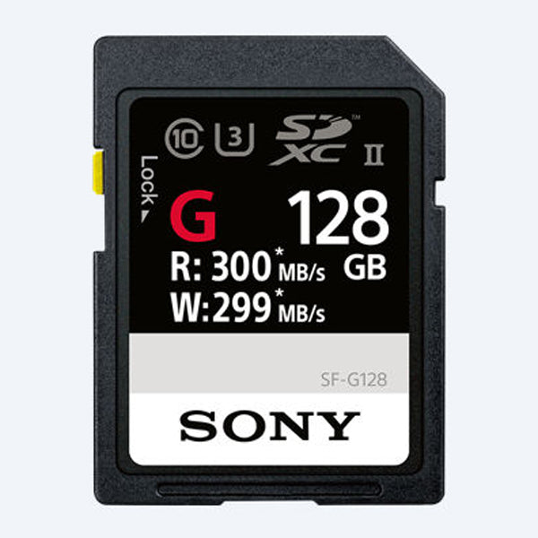 Sony SF-G Series UHS-II SD 300 MB/s Ultra High Speed Memory Card for 4K imaging