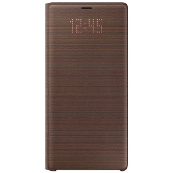 Samsung LED View Cover Case For Galaxy Note 9-Brown