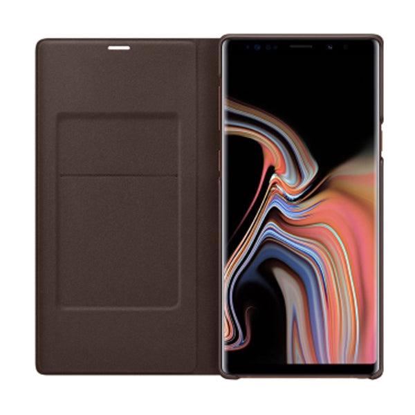 Samsung LED View Cover Case For Galaxy Note 9-Brown