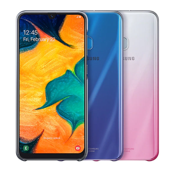 Original Samsung Galaxy A30 Gradation semi-clear back cover