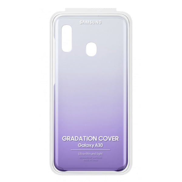 Original Samsung Galaxy A30 Gradation semi-clear back cover