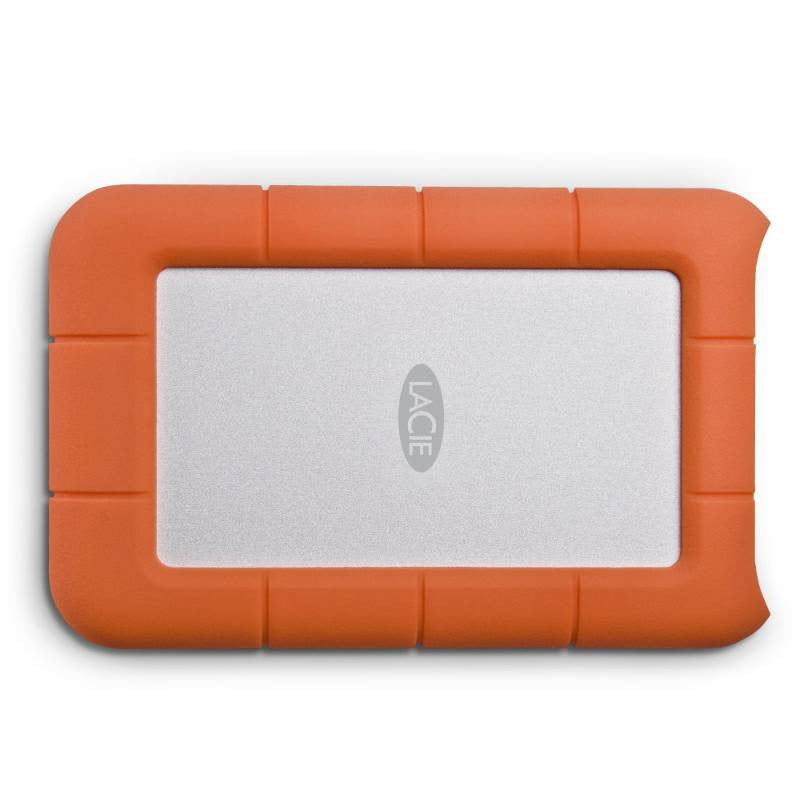 LaCie 1TB/2TB/4TB Rugged USB-C Portable Hard Drive