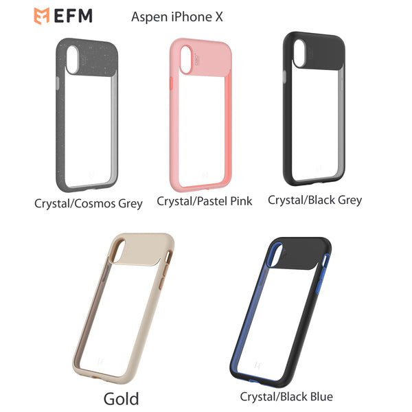 EFM ASPEN D3O Case Armor for iPhone X/ Xs (5.8") Drop Proof