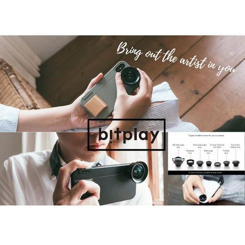 iPhone photography Bitplay Moment style Lens Collection for Snap! 6, 7 and Pro Series Lens Holder