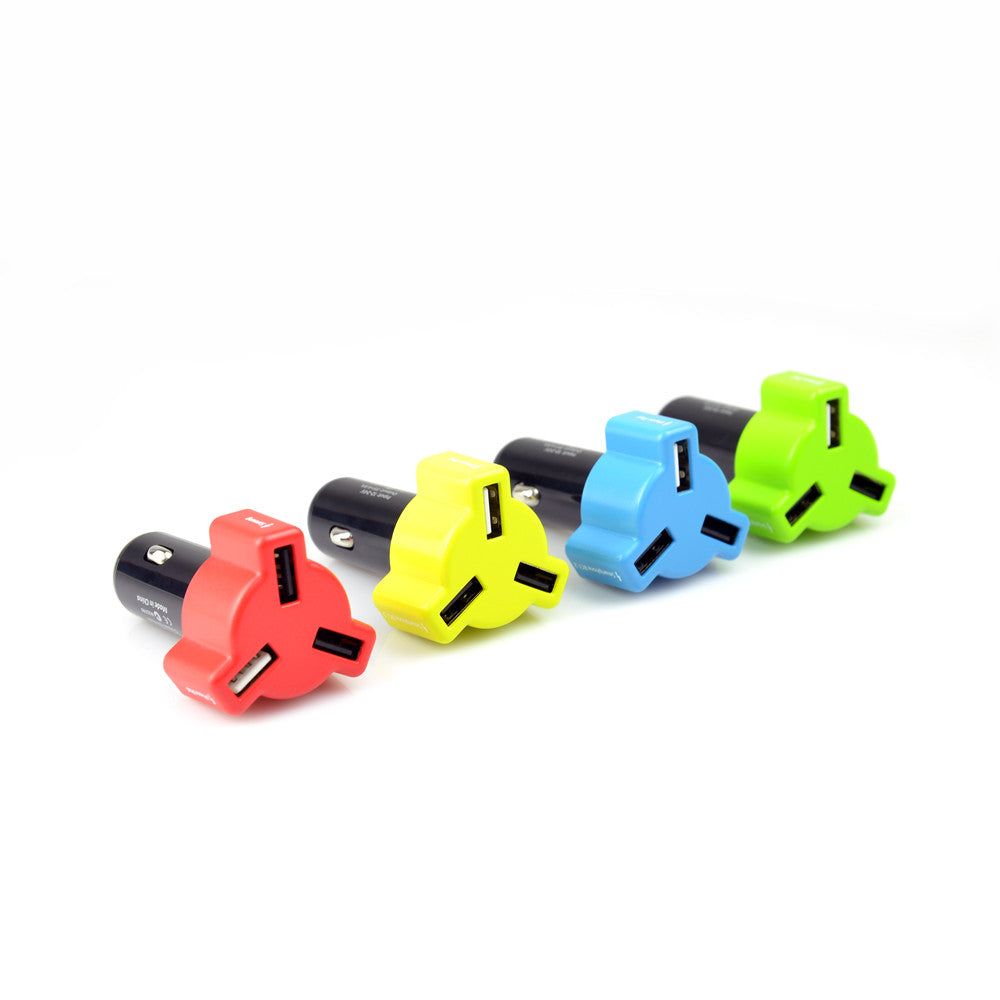 Triple-Port Rapid Car Charger from MBeat