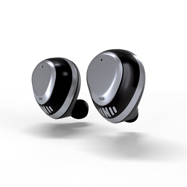 Nuheara IQbuds Intelligent True Wireless Earbuds  With SINC world control..-Black