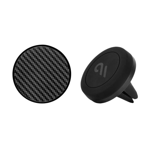 Case-Mate Car Charm with Magnetic Car Mount Carbon Fibre-Black / Carbon